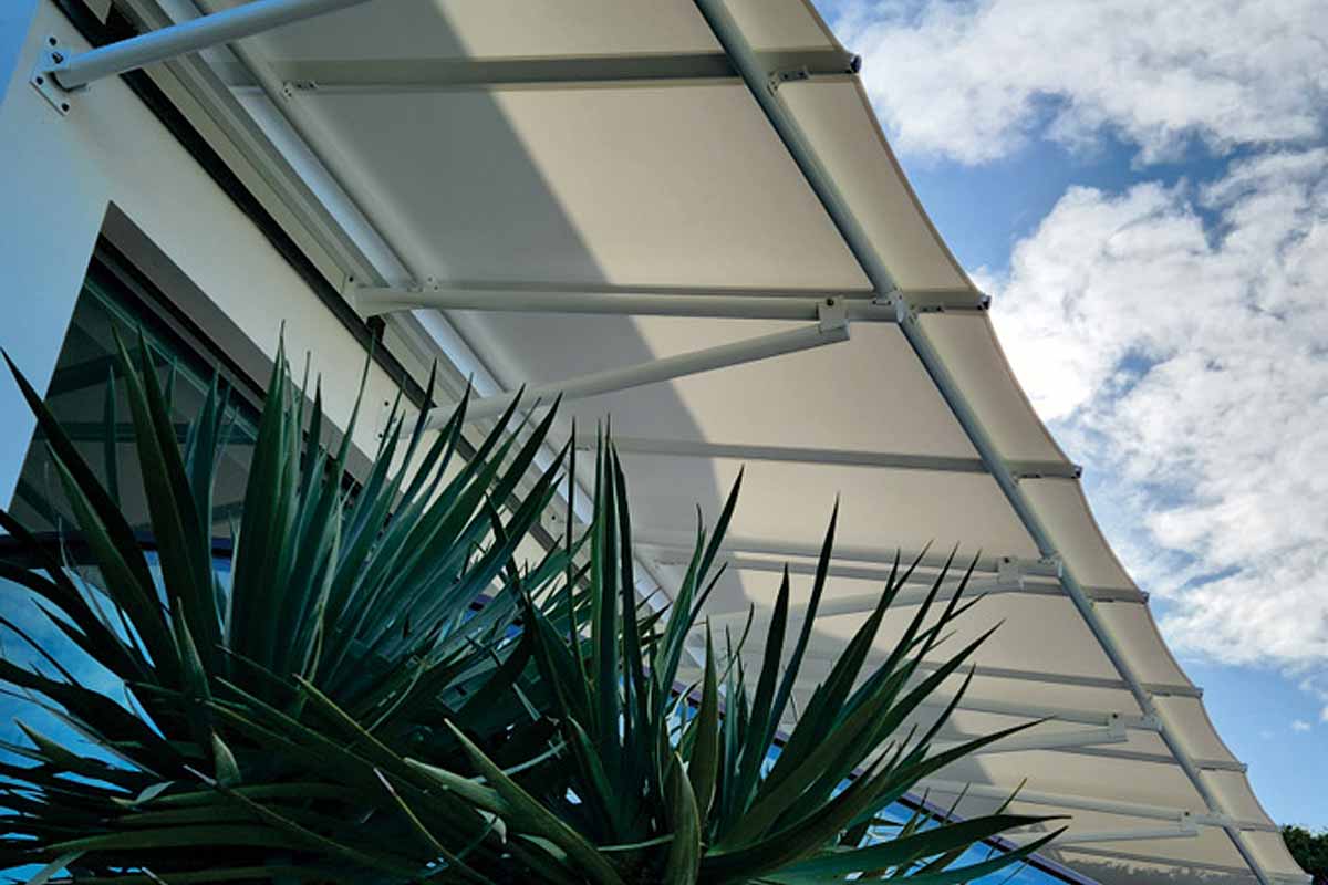 cantilevered batten awnings