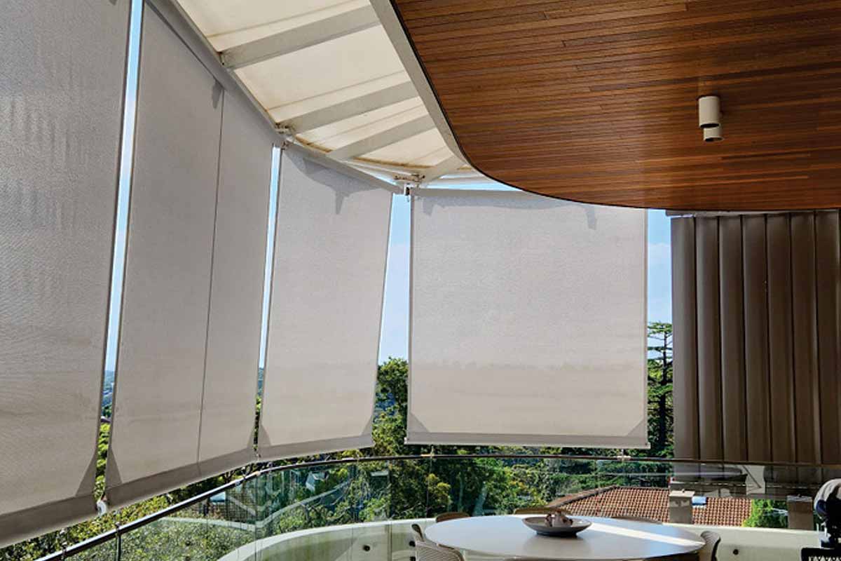 cantilevered batten awnings