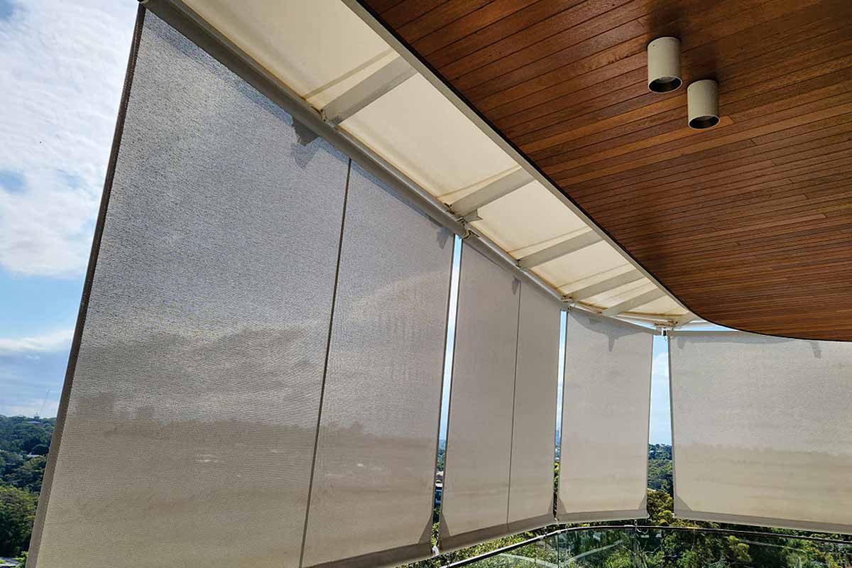 cantilevered batten awnings