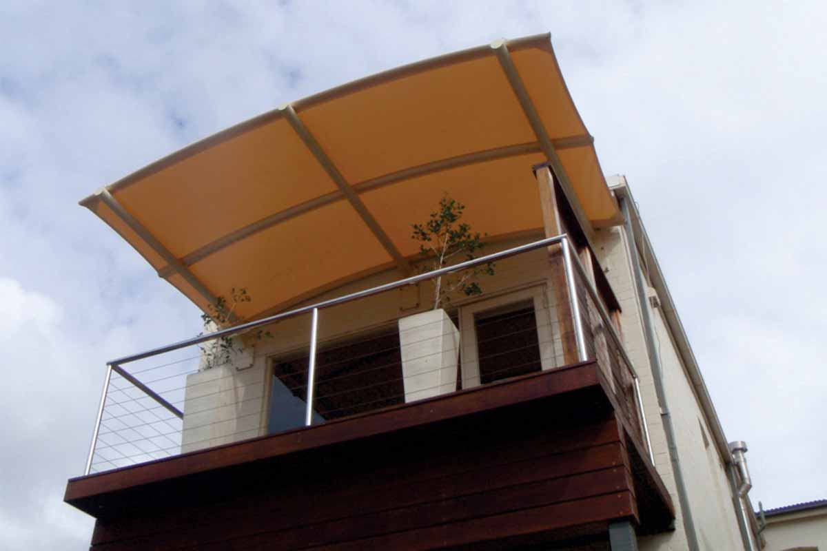 cantilevered batten awnings