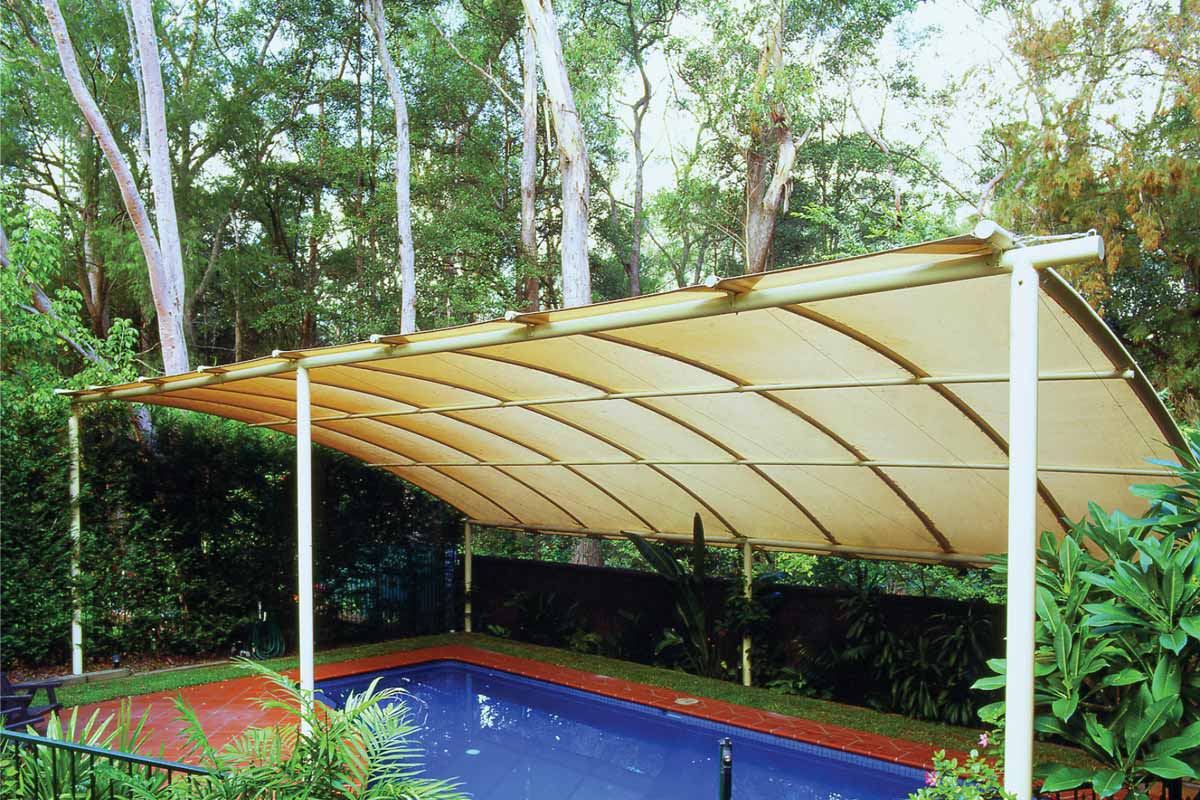 freestanding batten awnings