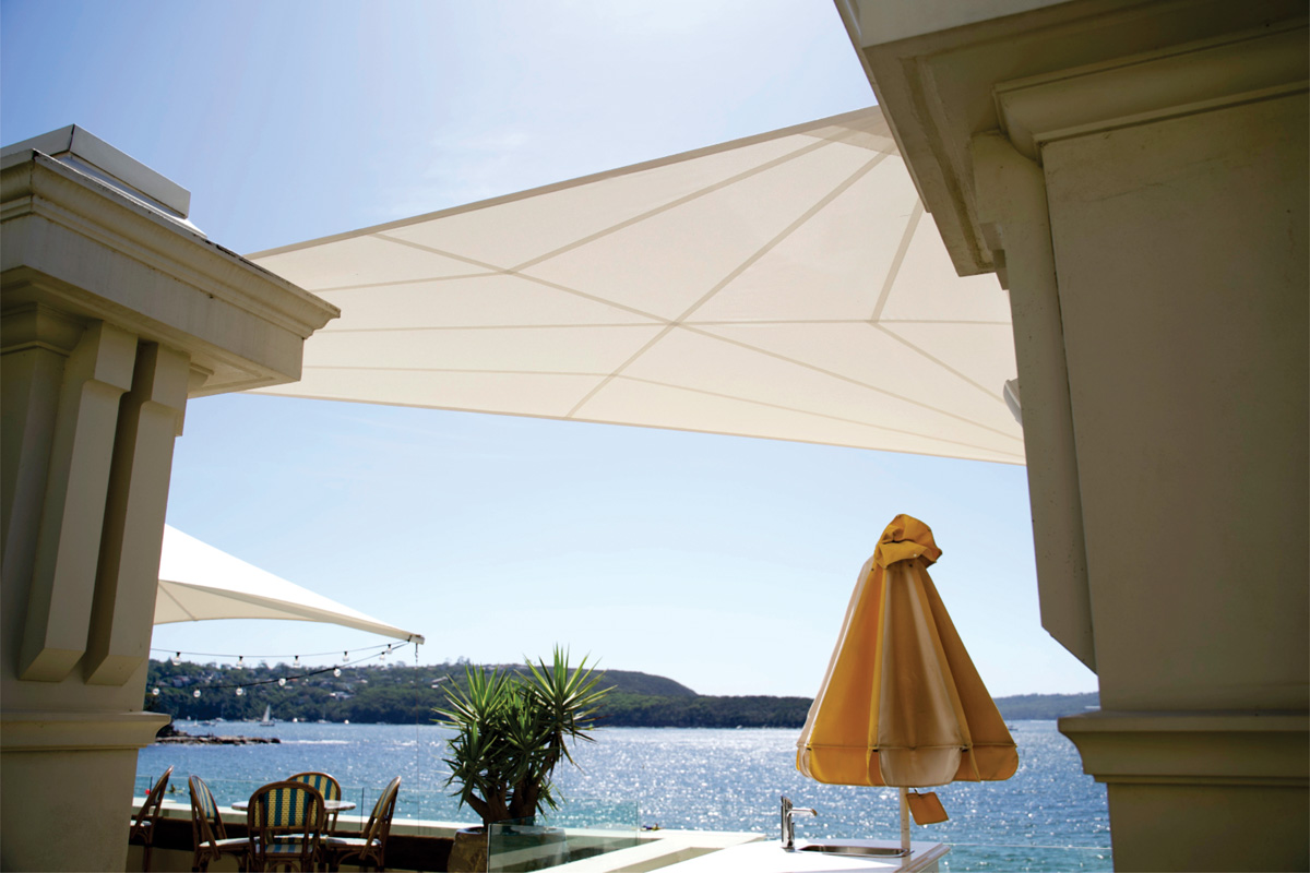 shade sails three sided