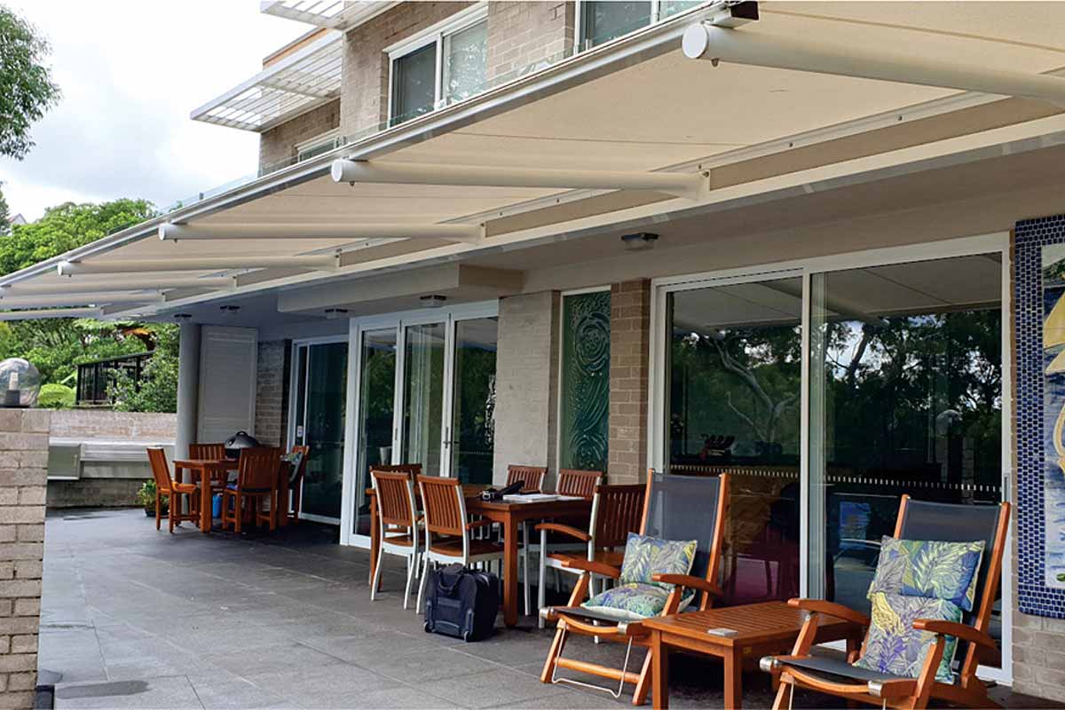custom made centilevered awnings