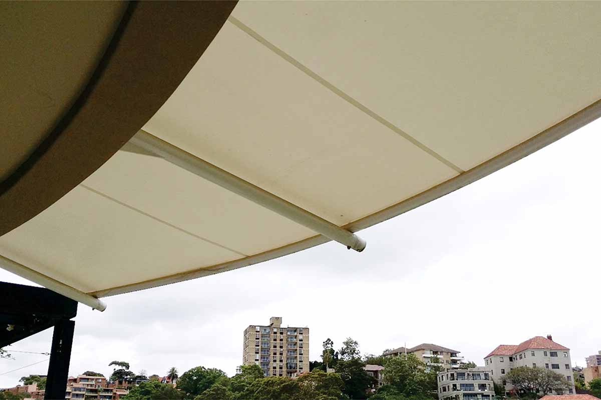 custom made centilevered awnings