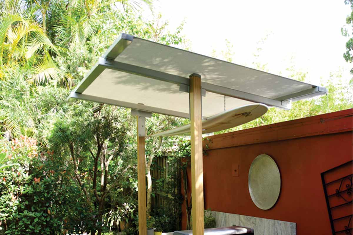 freestanding cantilevered awnings