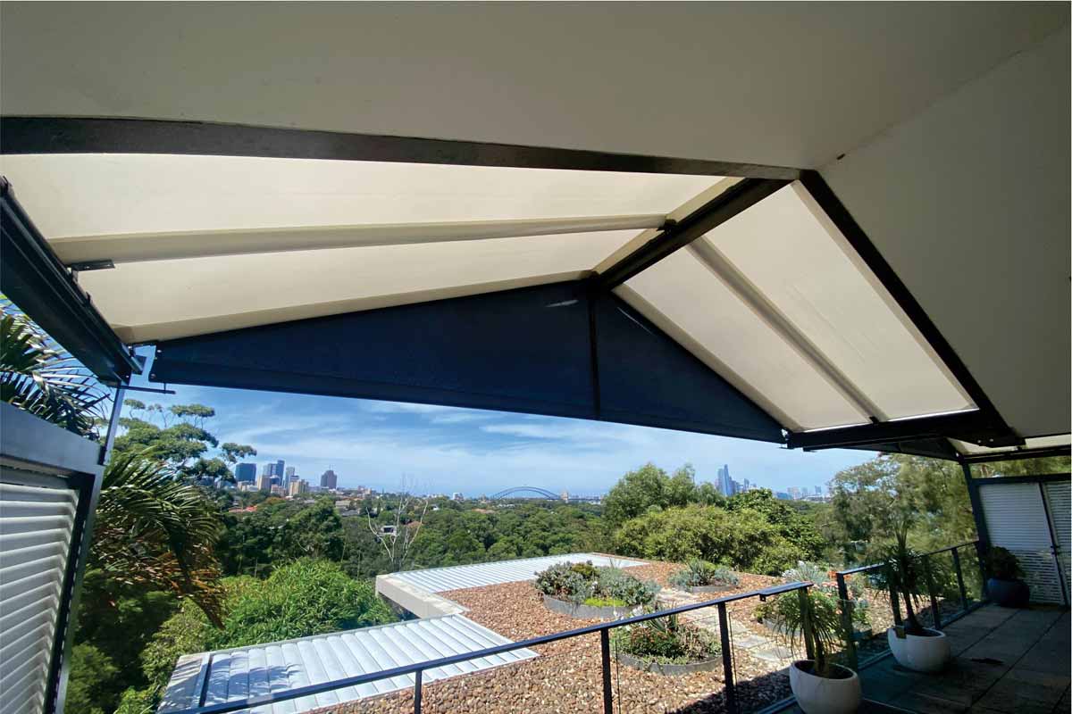 pitched batten awnings