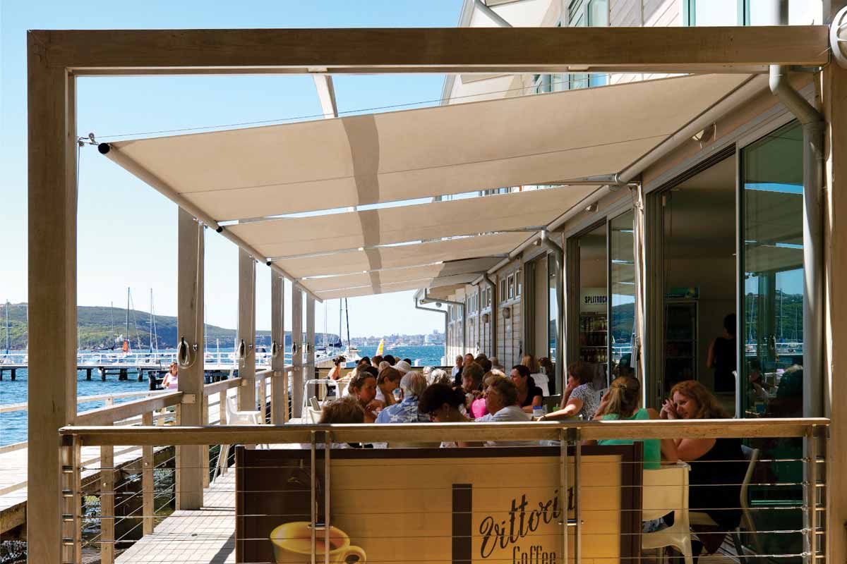 retracting pergola awnings