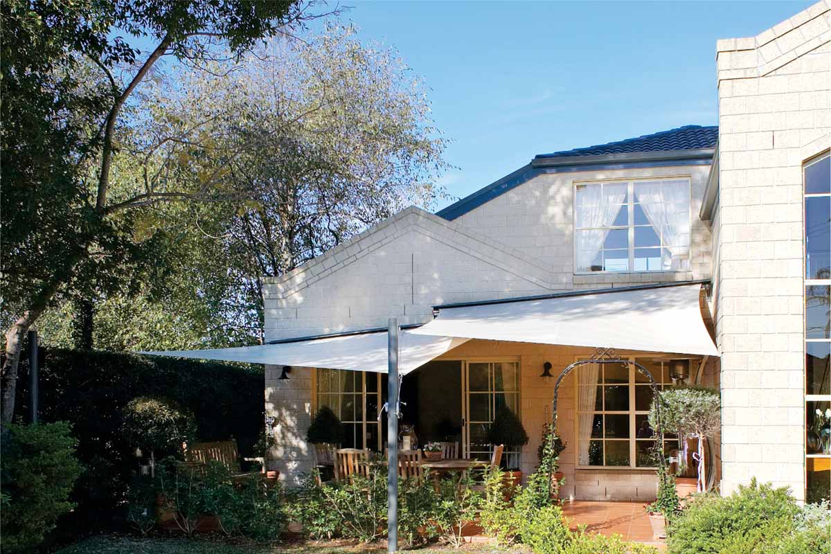 retracting sails multiple overlapping