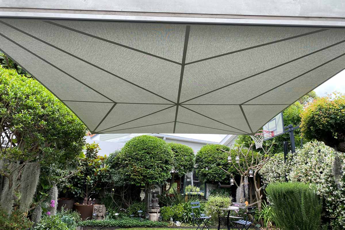 shade sails retracting four sided
